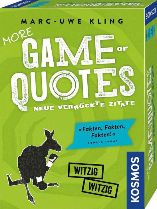 Cover for More Game of Quotes (Spiel) (Book)