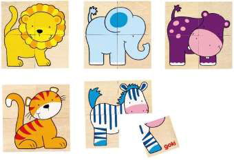 Cover for Goki · Karemo Puzzel Dieren 20dlg. (Toys)