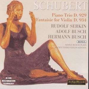 Cover for F. Schubert · Trio for Piano &amp; Cello (CD) (2005)