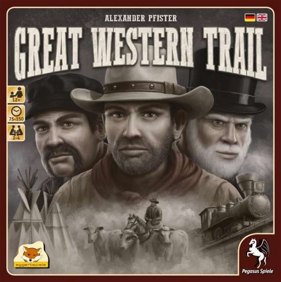 Cover for Pegasus Spiele · 54590g - Great Western Trail - Eggertspiele - Deutsch Version (Toys) (2019)