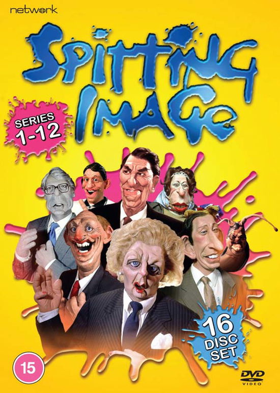 Cover for Spitting Image The Complete Series 112 · Spitting Image - The Complete Series 1 to 12 (DVD) (2022)