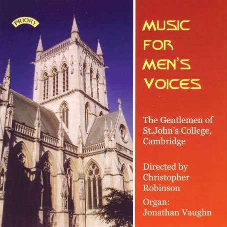 Cover for Gentlemen of St. Johns College / Cambridge / Robinson / Vaughn · Music For Mens Voices (CD) (2018)