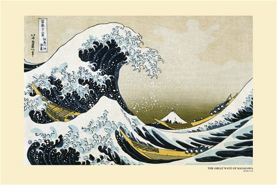 Japanese Art: Pyramid · Hokusai - Great Wave Off Kanagawa (Poster Maxi 61X91,5 Cm) (MERCH)