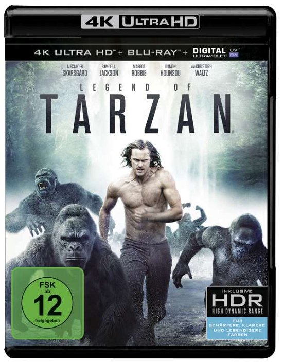 Cover for Alexander Skarsgård,samuel L.jackson,margot... · Legend of Tarzan (4K Ultra HD) (2016)