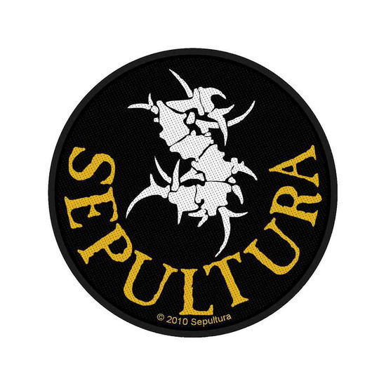 Sepultura Standard Woven Patch: Sepultura Circular Logo - Sepultura - Merchandise - PHD - 5055339718145 - 19. August 2019