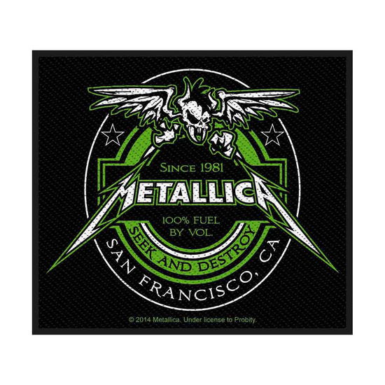 Cover for Metallica · Metallica Woven Patch: Beer Label (Standard) (Patch) (2019)