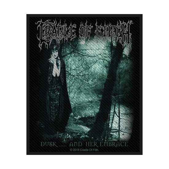 Cradle Of Filth Standard Woven Patch: Dusk & Her Embrace - Cradle Of Filth - Merchandise - PHD - 5055339792145 - 19 augusti 2019