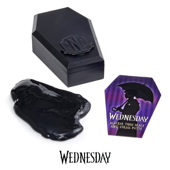 Wednesday Blacker Than Black Stress Putty - Wednesday - Merchandise - WEDNESDAY - 5055394027145 - October 15, 2023