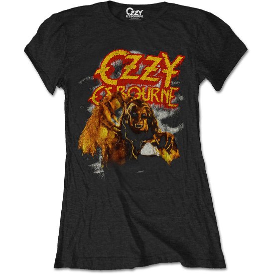 Ozzy Osbourne Ladies T-Shirt: Vintage Werewolf - Ozzy Osbourne - Merchandise - Bravado - 5055979952145 - 
