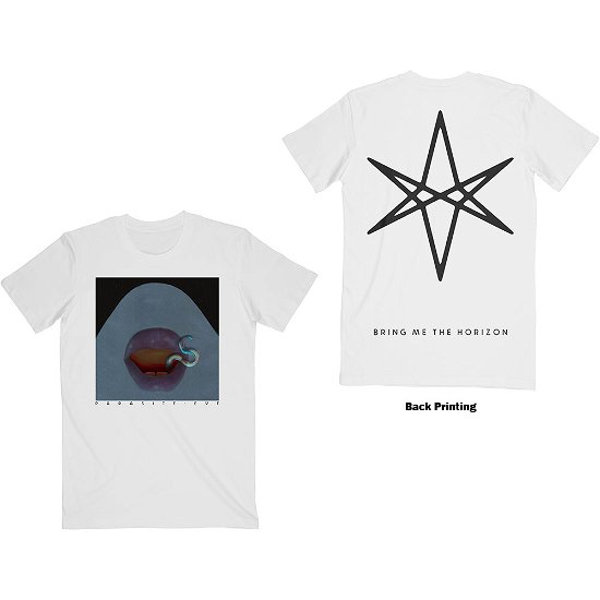 Cover for Bring Me The Horizon · Bring Me The Horizon Unisex T-Shirt: Parasite (Back Print) (T-shirt) [size S] [White - Unisex edition]