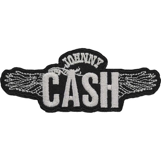 Johnny Cash Standard Woven Patch: Wings - Johnny Cash - Koopwaar -  - 5056368696145 - 