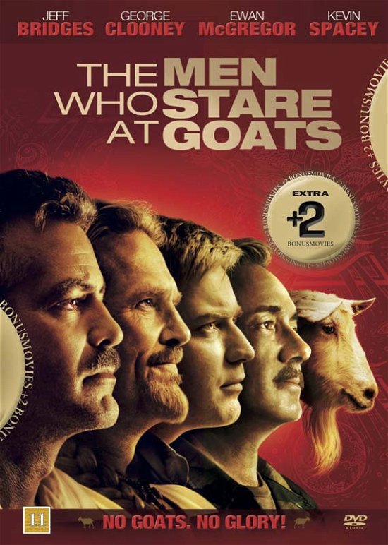 Cover for Men Who Stare at Goats + 2 film (DVD) (2015)