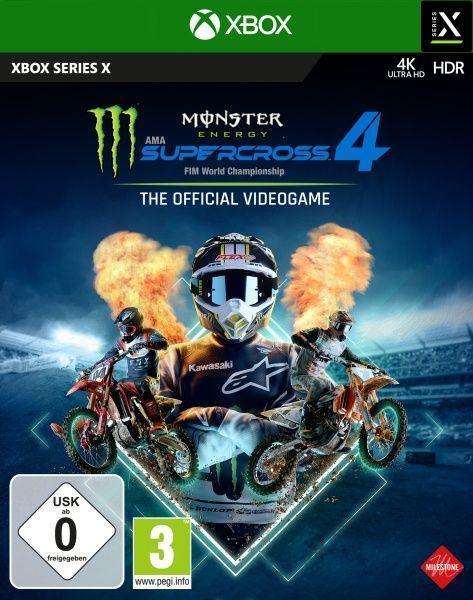 Cover for Monster Energy Supercross · Monster Energy Supercross - The Official Videogame 4 (xsrx) Englisch (PS4)