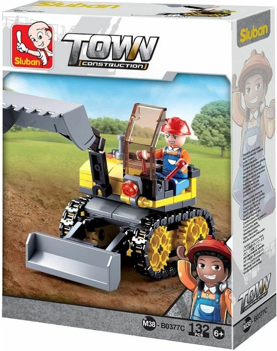 Cover for Sluban · Town Construction Small Traxcavator 132pcs (MERCH)