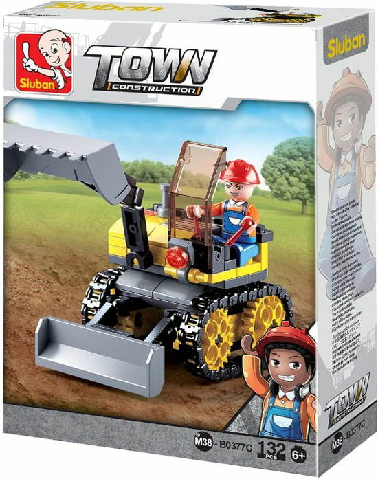 Cover for Sluban · Town Construction Small Traxcavator 132pcs (MERCH)