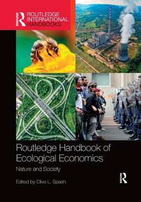 Cover for Routledge Handbook of Ecological Economics: Nature and Society - Routledge International Handbooks (Paperback Book) (2018)