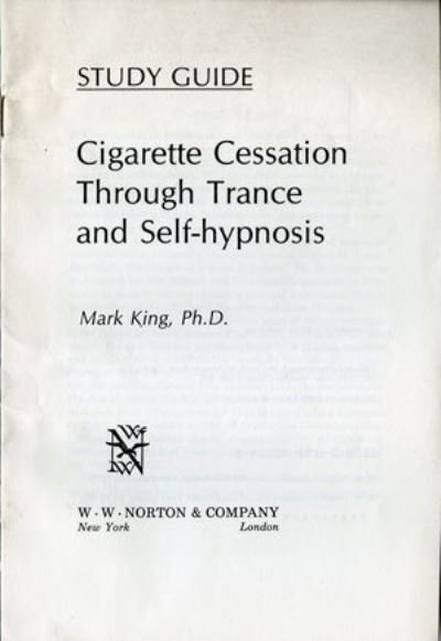 Cover for James King · Cigarette Cessation (Book) (1985)