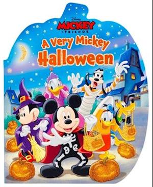 Cover for Editors Of Studio Fun International · Disney Mickey &amp; Friends: A Very Mickey Halloween (Shaped Board Books) (Buch) (2025)