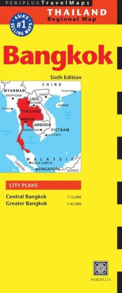 Cover for Periplus Editors · Bangkok Travel Map Sixth Edition (Map) [6 Revised edition] (2010)