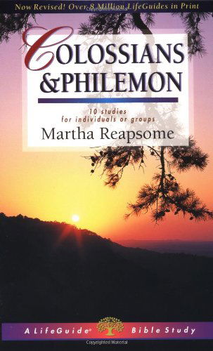 Cover for Martha Reapsome · Colossians &amp; Philemon (Lifeguide Bible Studies) (Paperback Book) [Student / Stdy Gde edition] (2000)