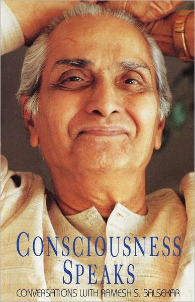 Cover for Balsekar · Consciousness Speaks (Pocketbok) [Fourth Printing edition] (1992)