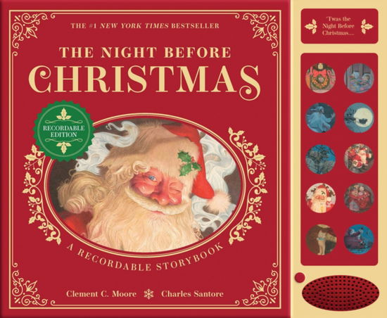 Cover for Clement Moore · The Night Before Christmas Recordable Edition: A Recordable Storybook - Charles Santore Children's Classics (Hardcover Book) (2025)