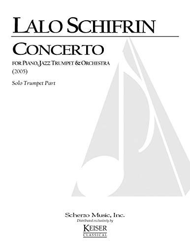 Cover for Lalo Schifrin · Concerto for Piano, Jazz Trumpet and Orchestra (Paperback Bog) (2013)