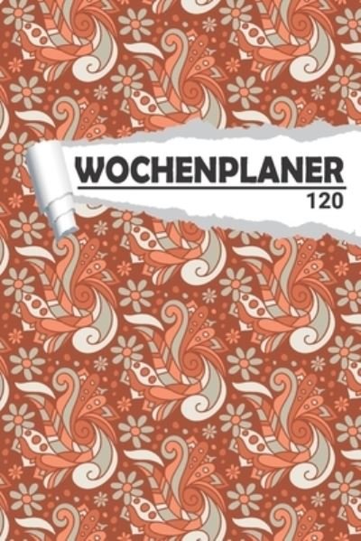 Cover for Aw Media · Wochenplaner retro Blumen (Paperback Bog) (2020)