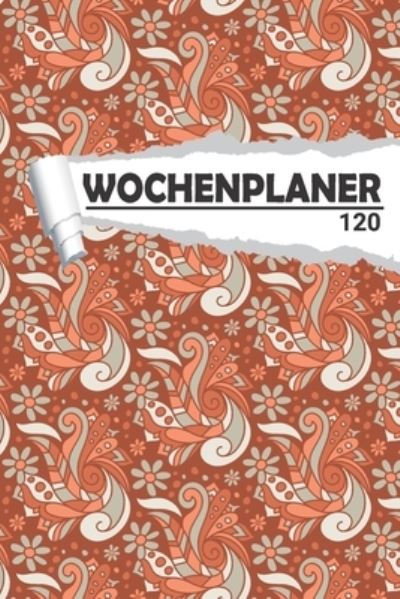 Cover for Aw Media · Wochenplaner retro Blumen (Paperback Book) (2020)