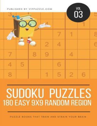 Cover for VIP Puzzle · Sudoku Puzzles - 180 Easy 9x9 Random Region (Pocketbok) (2018)