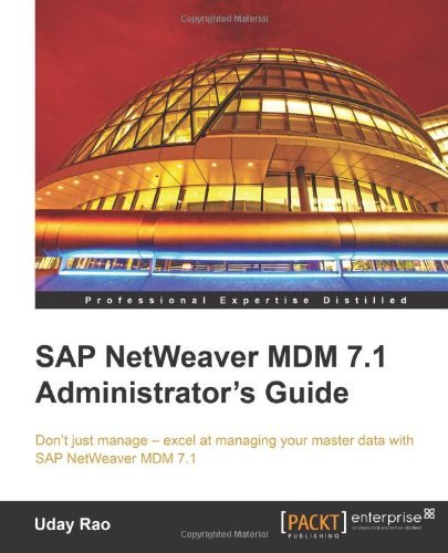 Cover for Uday Rao · SAP NetWeaver MDM 7.1 Administrator's Guide (Paperback Bog) (2011)