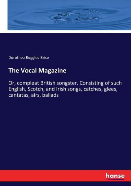 Cover for Ruggles-Brise · The Vocal Magazine (Bok) (2017)