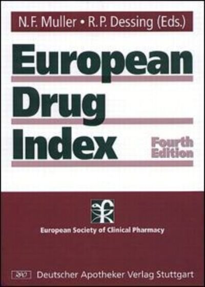 Cover for Muller · European Drug Index: European Drug Registrations, Fourth Edition (Hardcover Book) (1998)