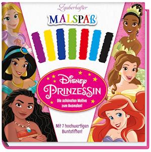 Cover for Disney · Disney Prinzessin: Zauberhafter Malspaß – Die schönsten Motive zum Ausmalen (Bok) (2024)