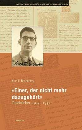 Cover for Rosenberg · »Einer, der nicht mehr dazuge (Bog)