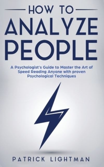 Cover for Patrick Lightman · How to Analyze People (Paperback Book) (2019)