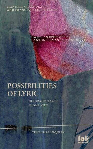 Cover for Manuele Gragnolati · Possibilities of Lyric (Paperback Book) (2020)