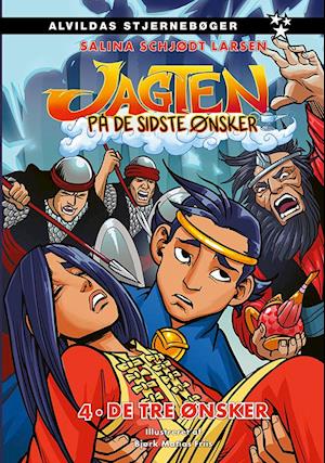 Cover for Salina Schjødt Larsen · Jagten på de sidste ønsker: Jagten på de sidste ønsker 4: De tre ønsker (Bound Book) [1º edição] (2022)