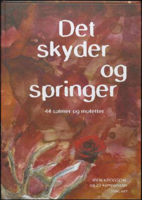 Cover for Iben Krogsdal · Det skyder og springer (Innbunden bok) (2016)