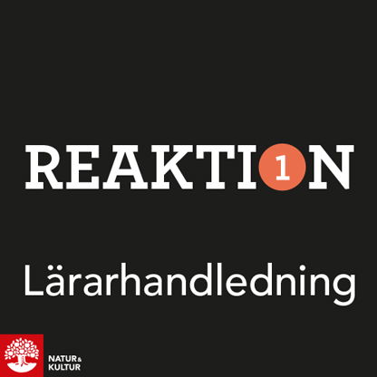 Cover for Emma Johansson · Reaktion Kemi 1 Lärarhandledning Webb (N/A) (2017)