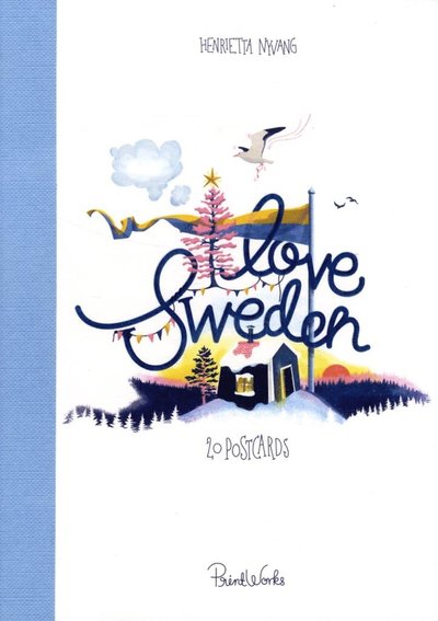 Cover for Henrietta Nyvang · I Love Sweden : 20 postcards (Book) (2016)