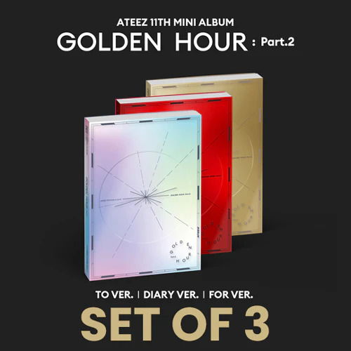 ATEEZ · Golden Hour pt.2 (CD/Merch) [Bundle + Pre-order Photocards edition] (2024)