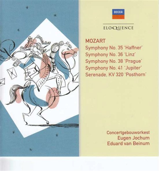 Cover for Wolfgang Amadeus Mozart · Symphonies 35, 41, 36, 38/posthorn Serenade (CD) (2018)