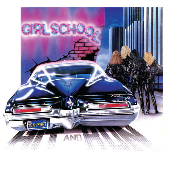 Cover for Girlschool · Hit &amp; Run - Strawberry Pink (LP) (2022)