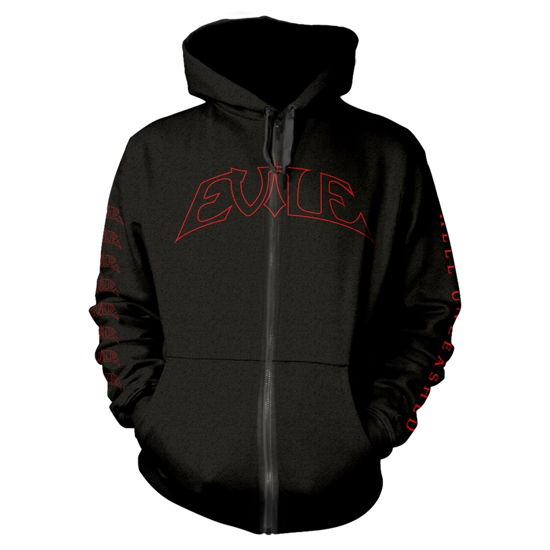 Cover for Evile · Hell Unleashed (Black) (Hoodie) [size S] [Black edition] (2021)