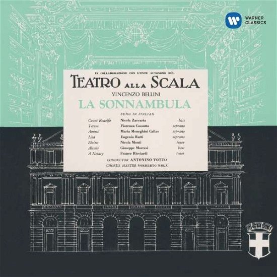 Vincenzo Bellini: La Sonnambul - Maria Callas - Muziek - WEA - 0825646341146 - 16 november 2017