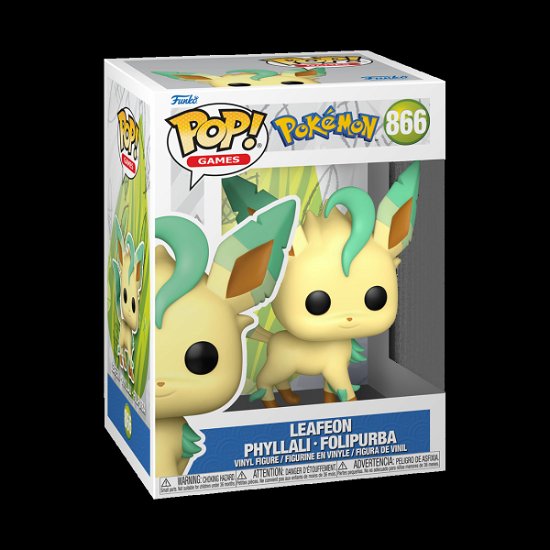 Pokemon: Funko Pop! Games · Pokemon POP! Games Vinyl Figur Leafeon (EMEA) 9 cm (Toys) (2024)