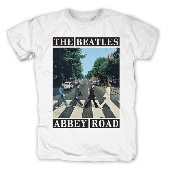 Cover for The Beatles · Ab Block Title -l-white (T-shirt) (2016)