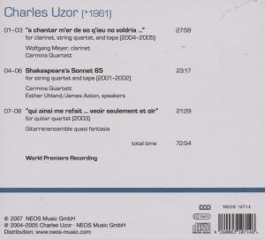 Cover for C. Uzor · Quartets / Quintet (CD) (2007)