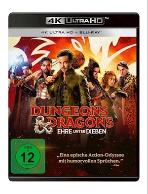 Cover for Chris Pine,michelle Rodríguez,regé-jean Page · Dungeons &amp; Dragons: Ehre Unter Dieben (4K UHD Blu-ray) (2023)